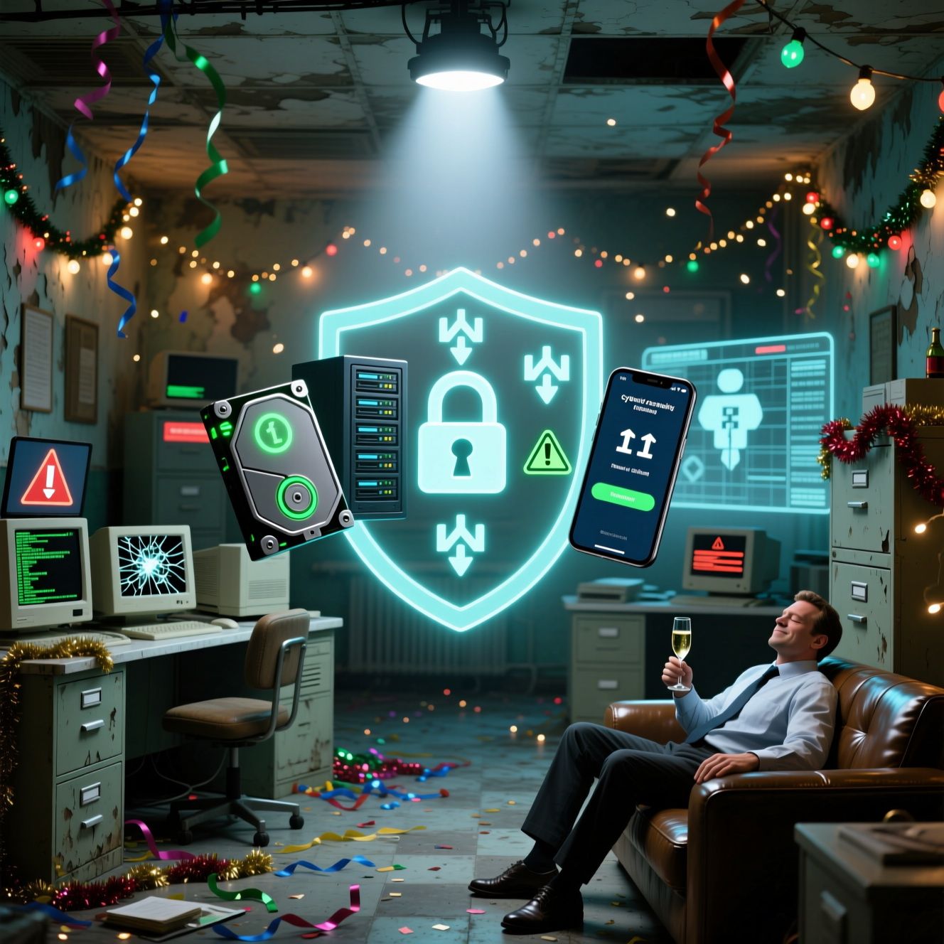 Как не потерять клинику за новогодние праздники: чек-лист IT-безопасности 2026 (и почему хакеры любят Новый год больше вас) 